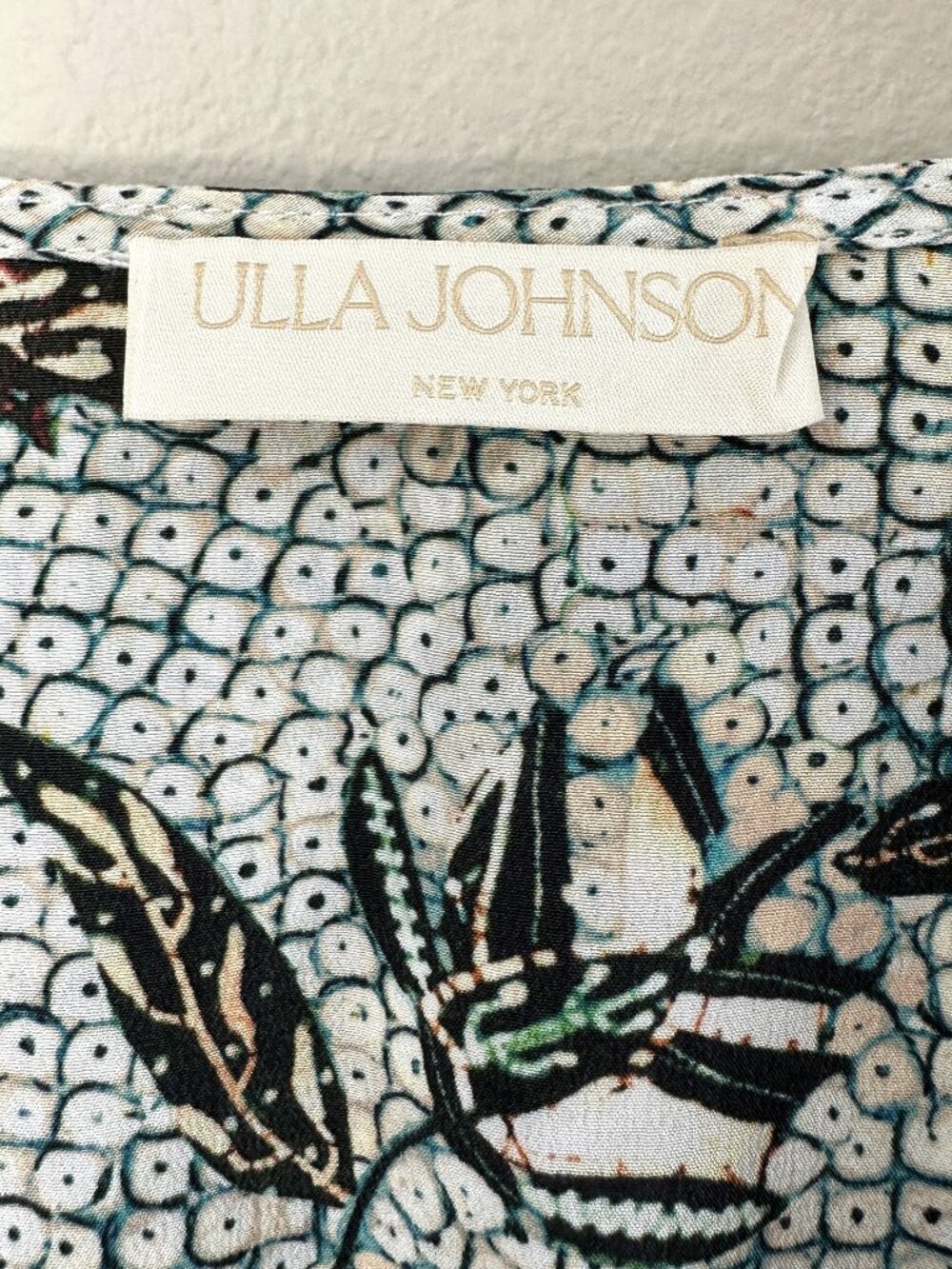 Ulla Johnson Brielle Silk Flutter Sleeve Midi Dress, 2, Elegant Whimsical - Picture 4 of 12